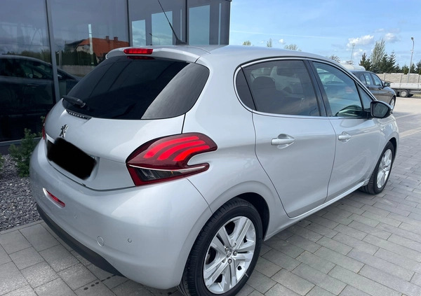 Peugeot 208 cena 39500 przebieg: 46300, rok produkcji 2018 z Wyszków małe 106